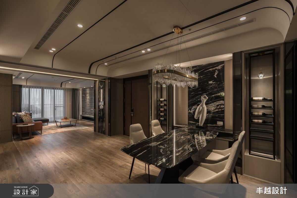 30坪新成屋(5年以下)＿現代風客廳餐廳案例圖片＿丰越設計＿丰越_80之13