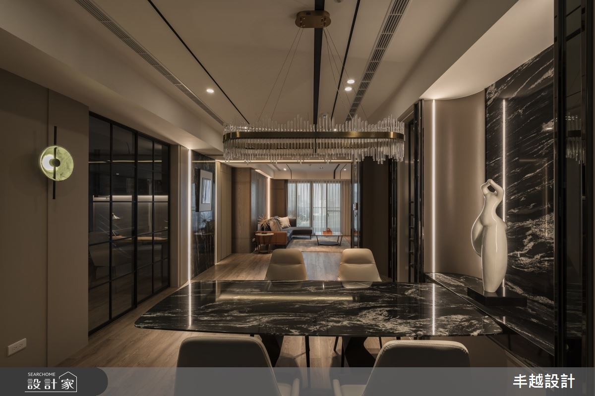 30坪新成屋(5年以下)＿現代風客廳餐廳案例圖片＿丰越設計＿丰越_80之14