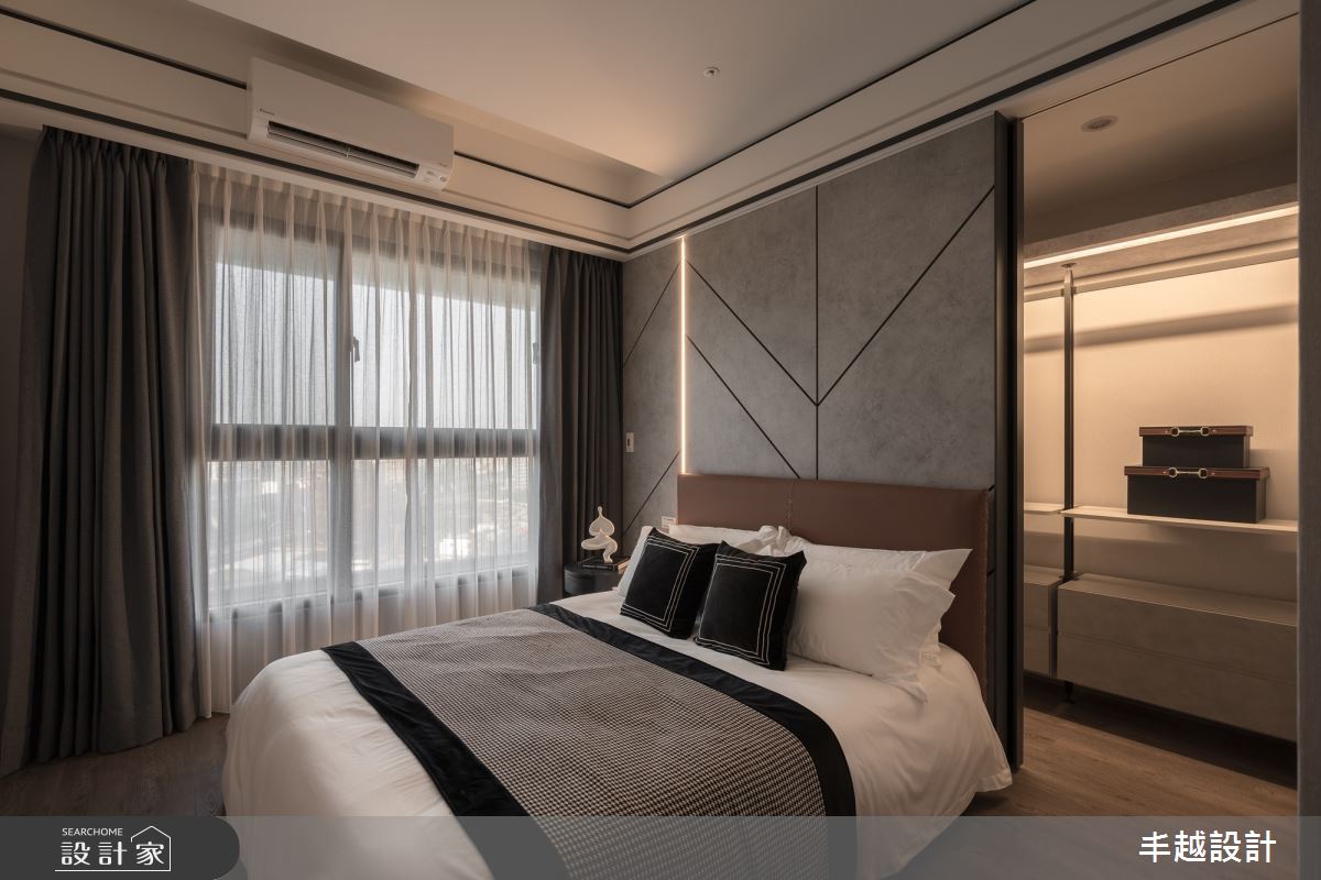 30坪新成屋(5年以下)＿現代風臥室更衣間案例圖片＿丰越設計＿丰越_80之30