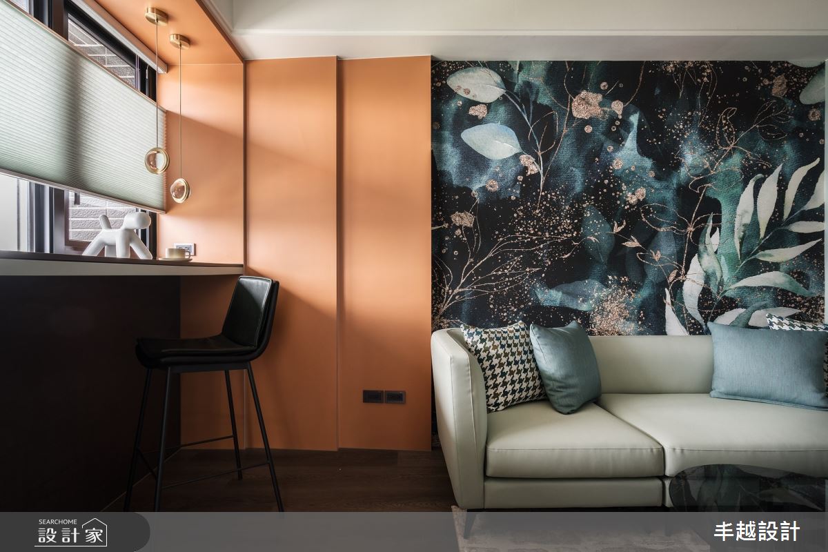 12坪新成屋(5年以下)＿奢華風客廳工作區案例圖片＿丰越設計＿丰越_83之6
