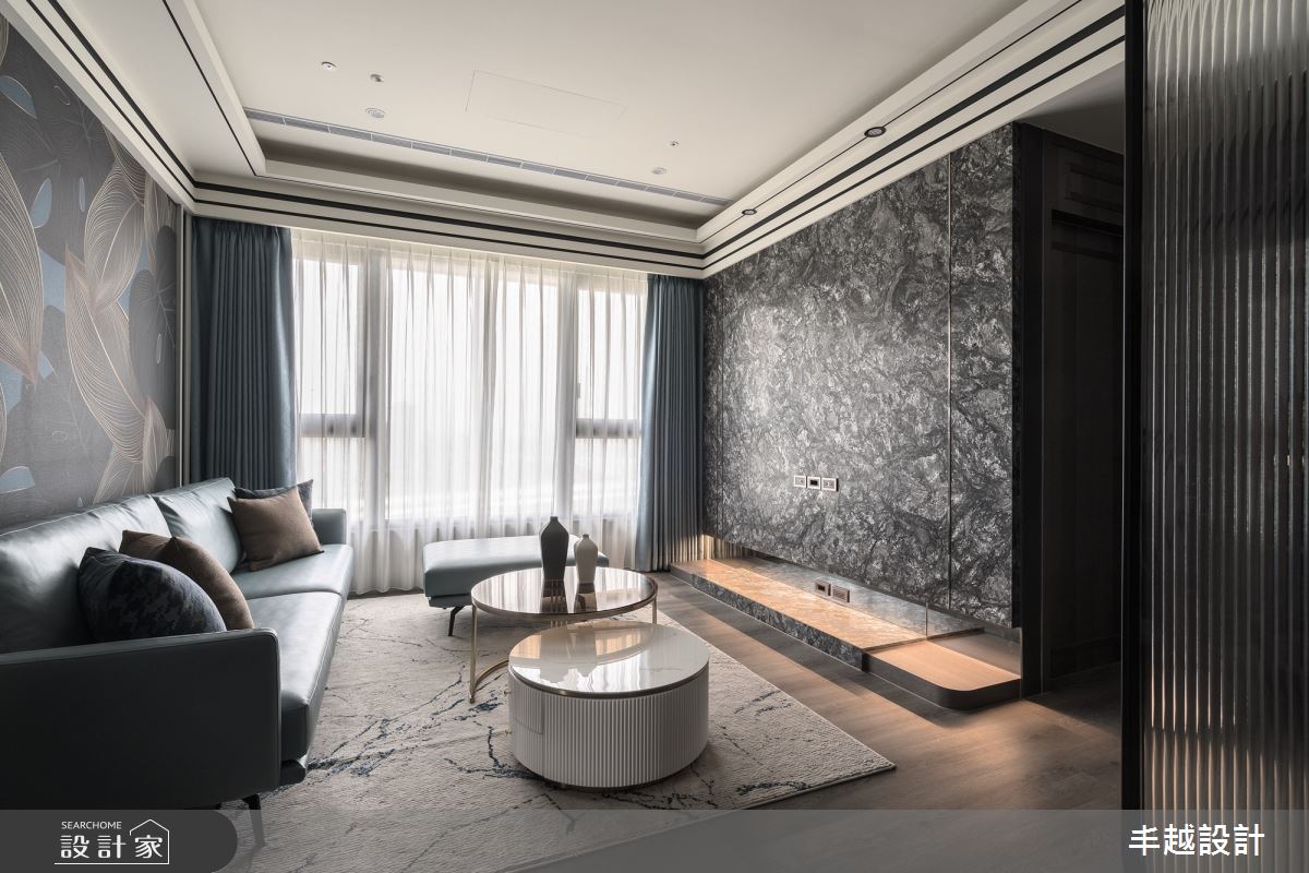 21坪新成屋(5年以下)＿奢華風客廳案例圖片＿丰越設計＿丰越_84之2