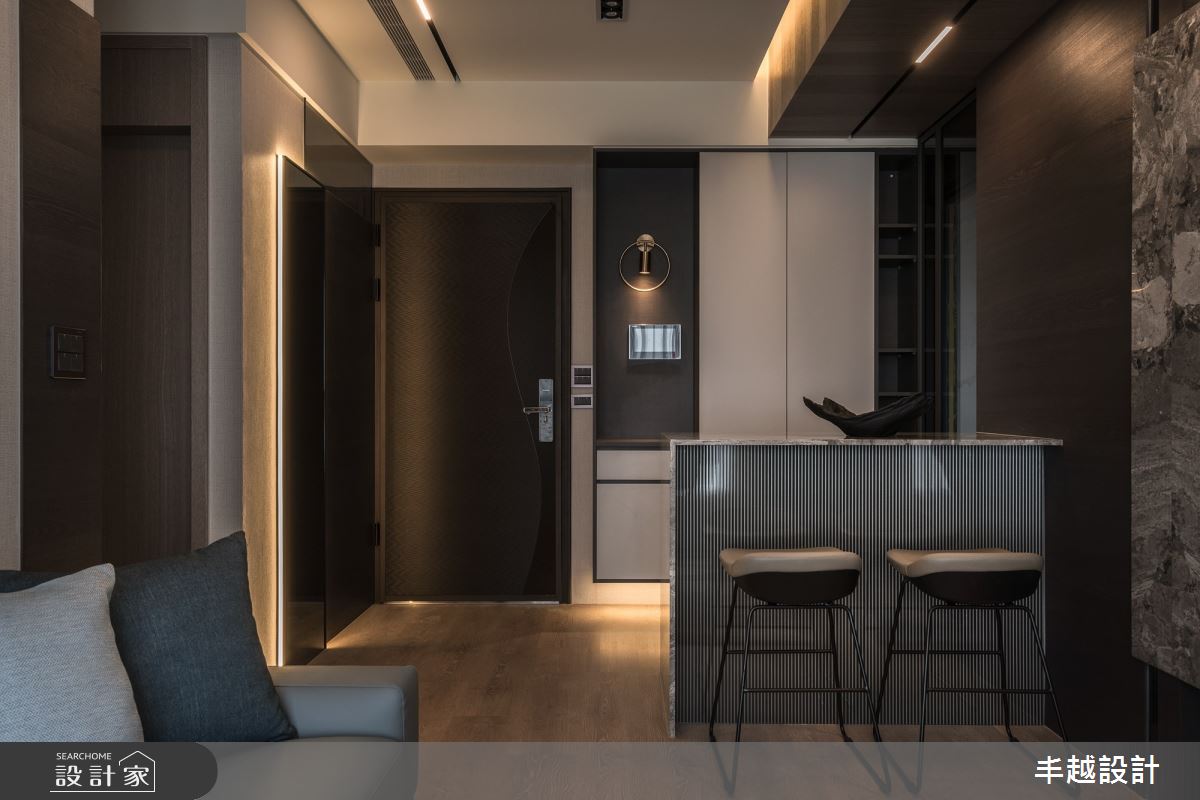 12坪新成屋(5年以下)＿現代風客廳餐廳吧檯案例圖片＿丰越設計＿丰越_85之6