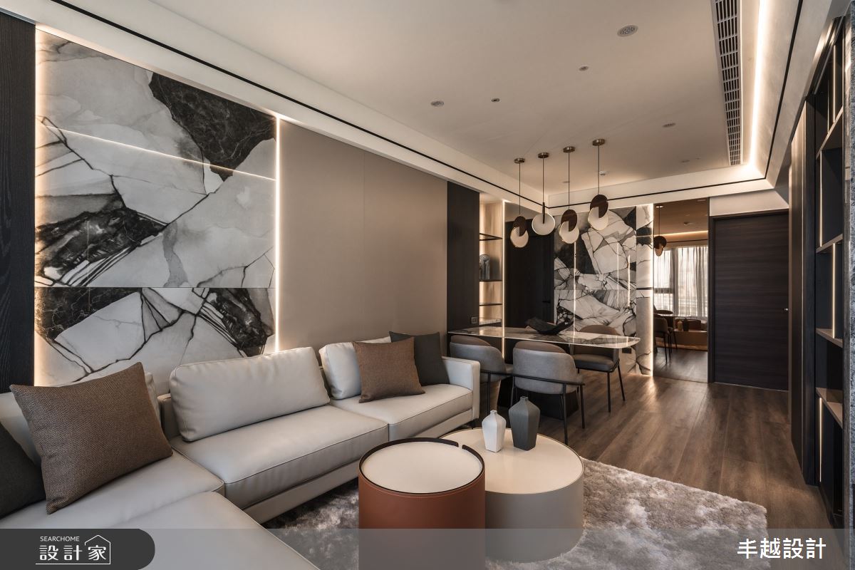 16坪新成屋(5年以下)＿奢華風客廳餐廳案例圖片＿丰越設計＿丰越_86之7