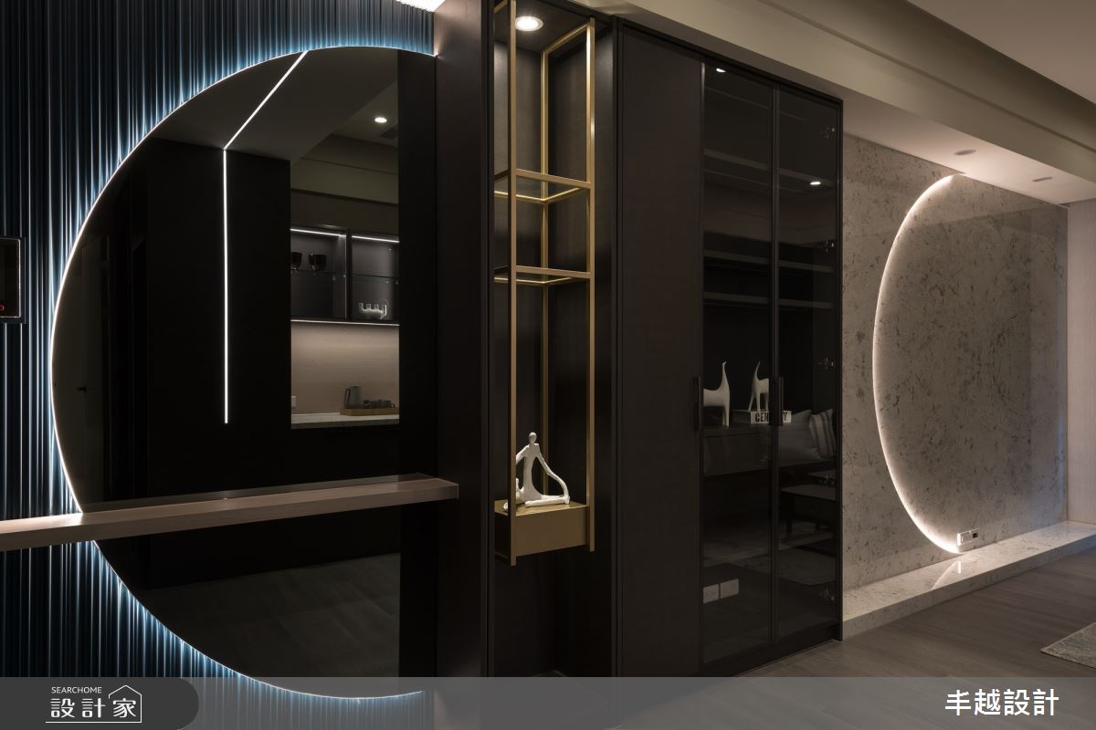 13坪新成屋(5年以下)＿現代風玄關客廳案例圖片＿丰越設計＿丰越_90之1