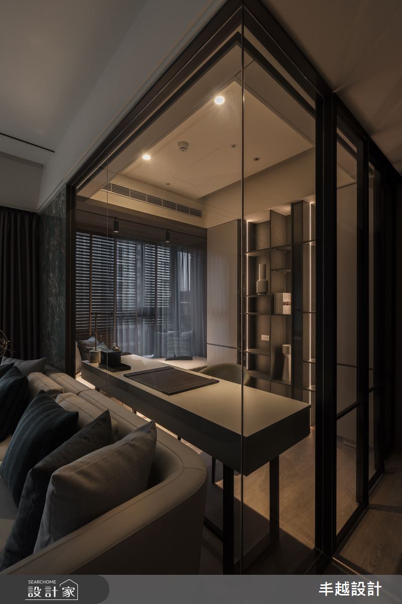 18坪新成屋(5年以下)＿奢華風書房工作區臥榻案例圖片＿丰越設計＿丰越_91之17