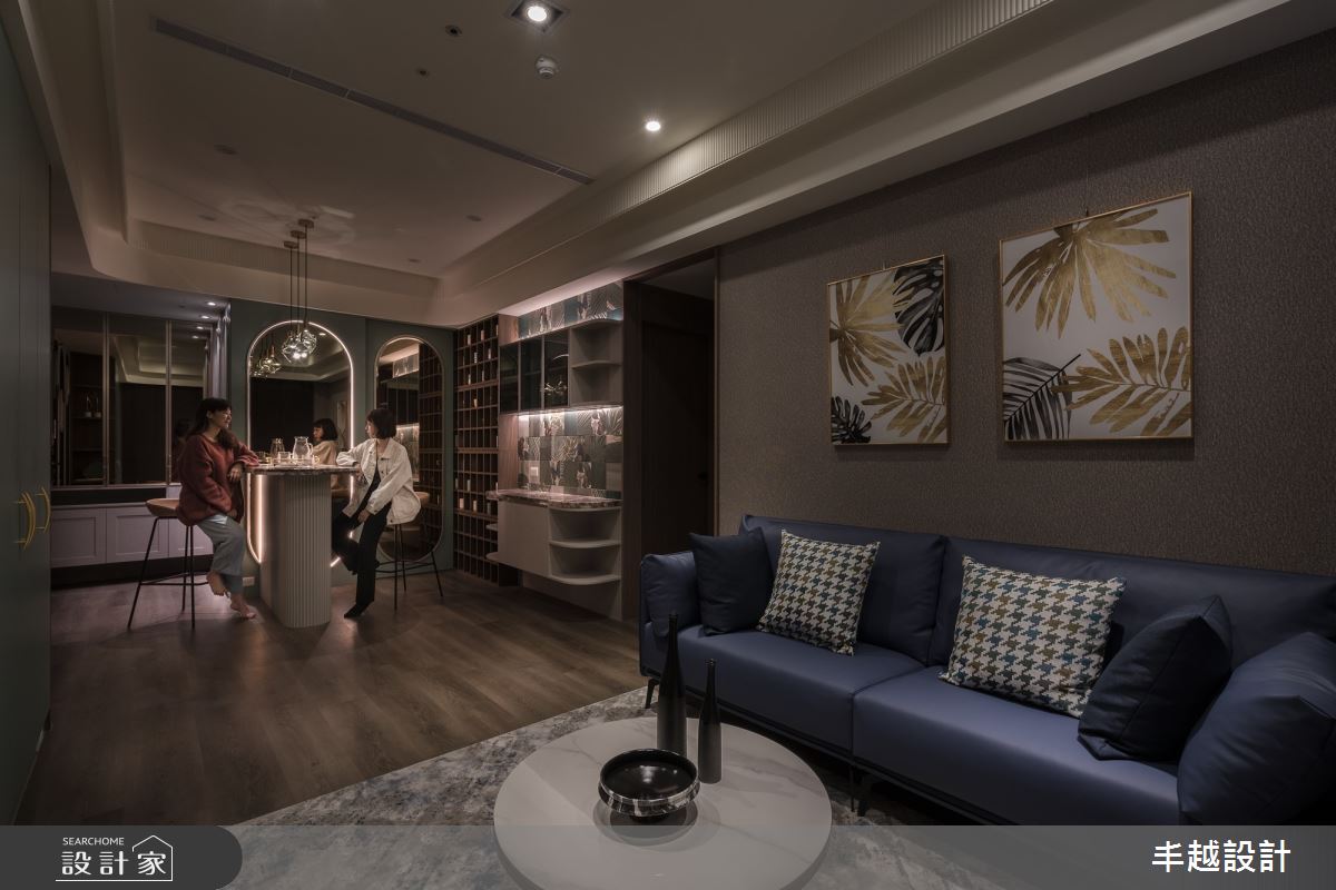 13坪新成屋(5年以下)＿新古典客廳吧檯案例圖片＿丰越設計＿丰越_92之10