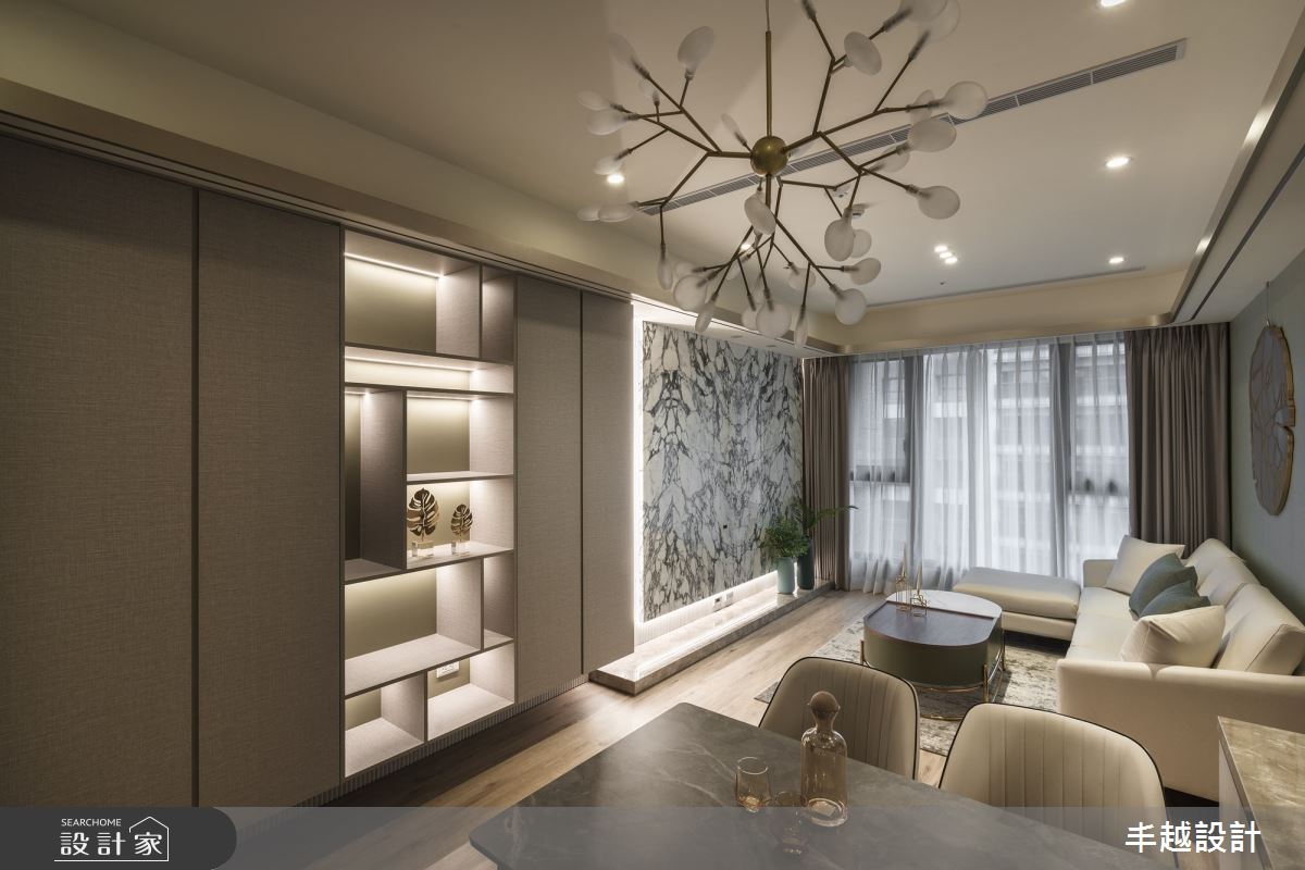 13坪新成屋(5年以下)＿新古典客廳餐廳案例圖片＿丰越設計＿丰越_93之3