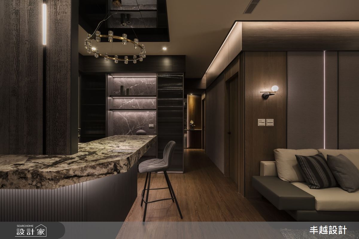 18坪新成屋(5年以下)＿奢華風客廳吧檯案例圖片＿丰越設計＿丰越_94之3