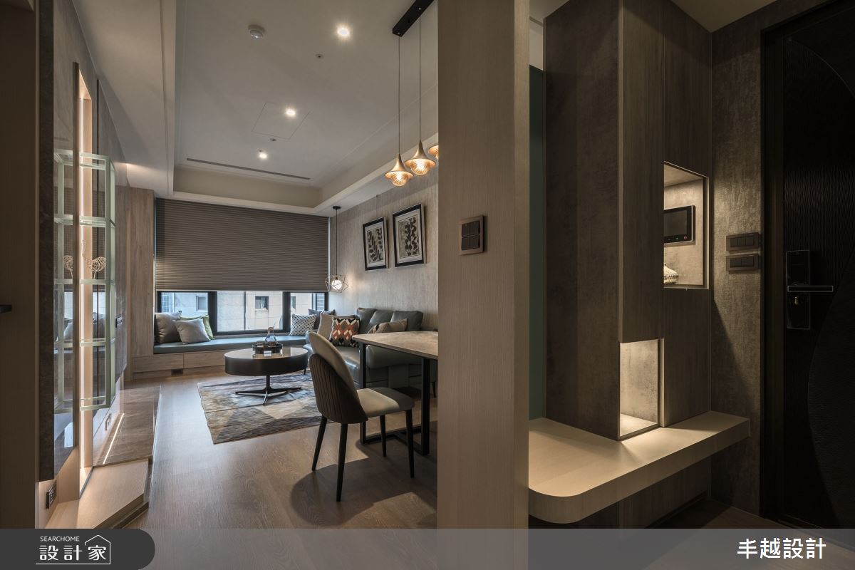 12坪新成屋(5年以下)＿新古典玄關客廳餐廳臥榻案例圖片＿丰越設計＿丰越_97之159