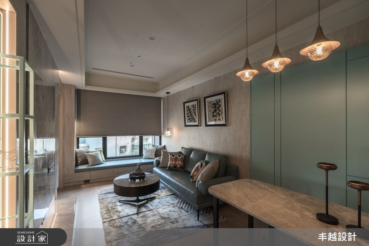 12坪新成屋(5年以下)＿新古典客廳餐廳臥榻案例圖片＿丰越設計＿丰越_97之4