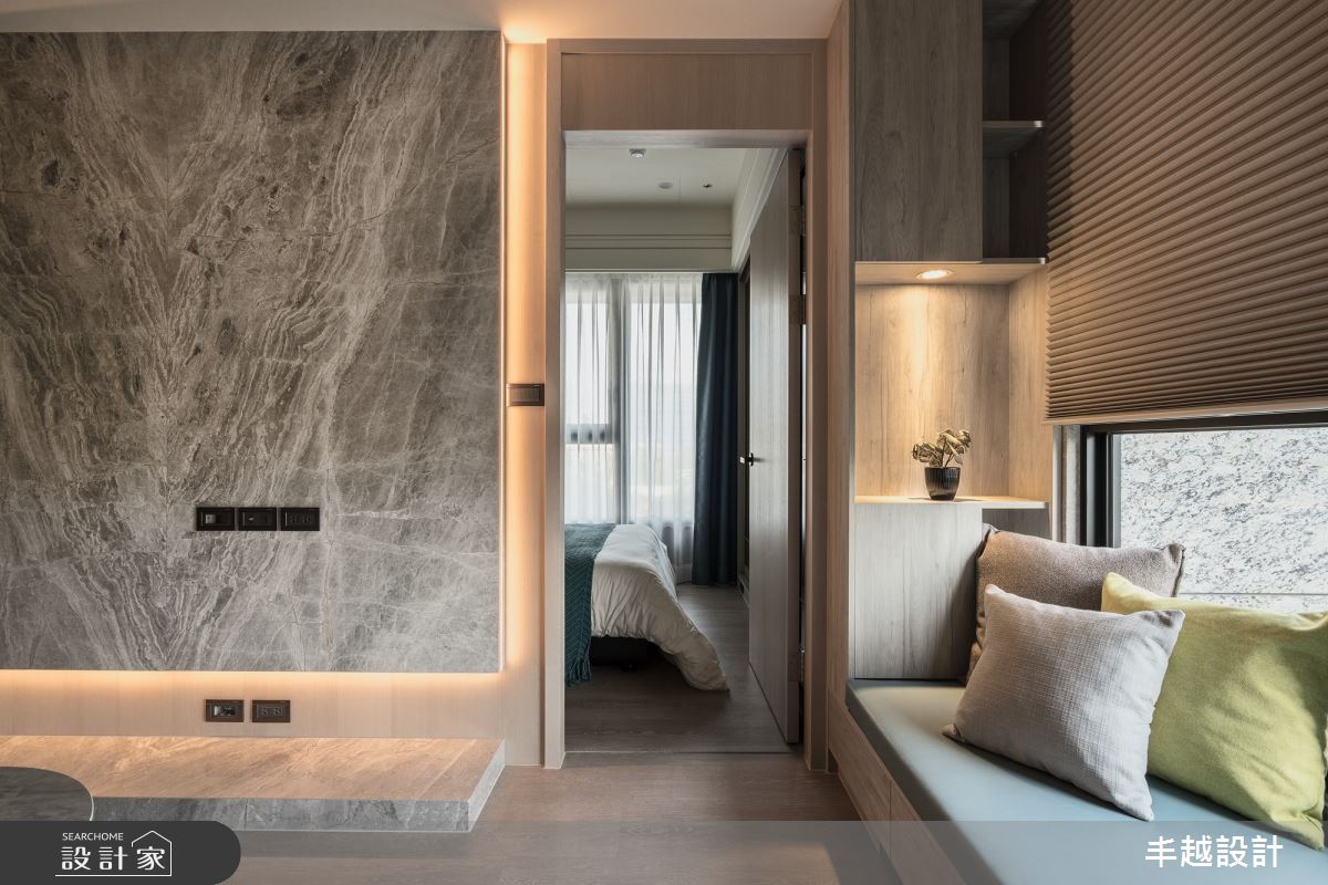 12坪新成屋(5年以下)＿新古典客廳臥室臥榻案例圖片＿丰越設計＿丰越_97之7