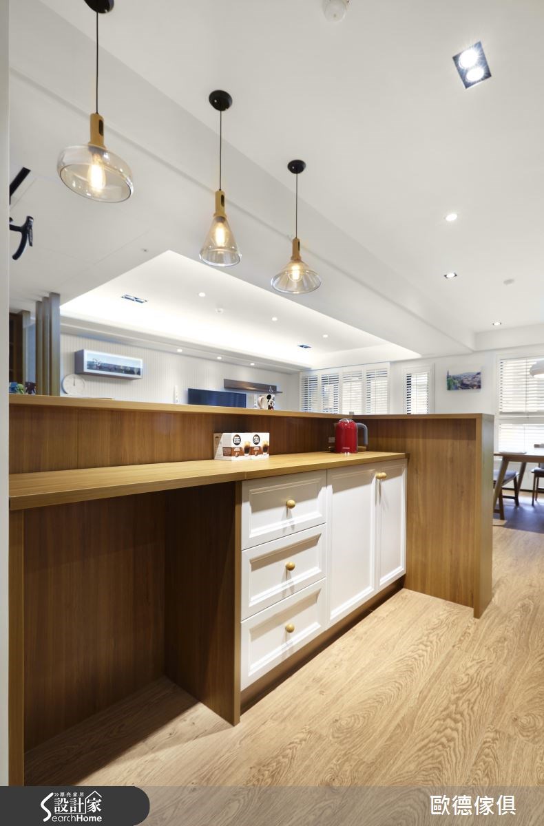 45坪新成屋(5年以下)＿鄉村風吧檯案例圖片＿台灣歐德傢俱股份有限公司＿歐德_10之11