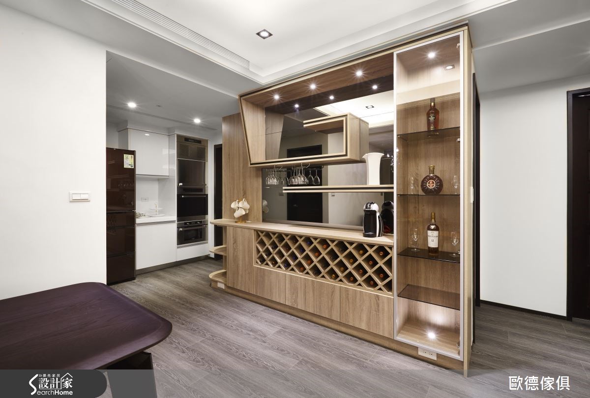 45坪新成屋(5年以下)＿奢華風餐廳吧檯案例圖片＿台灣歐德傢俱股份有限公司＿歐德_11之14