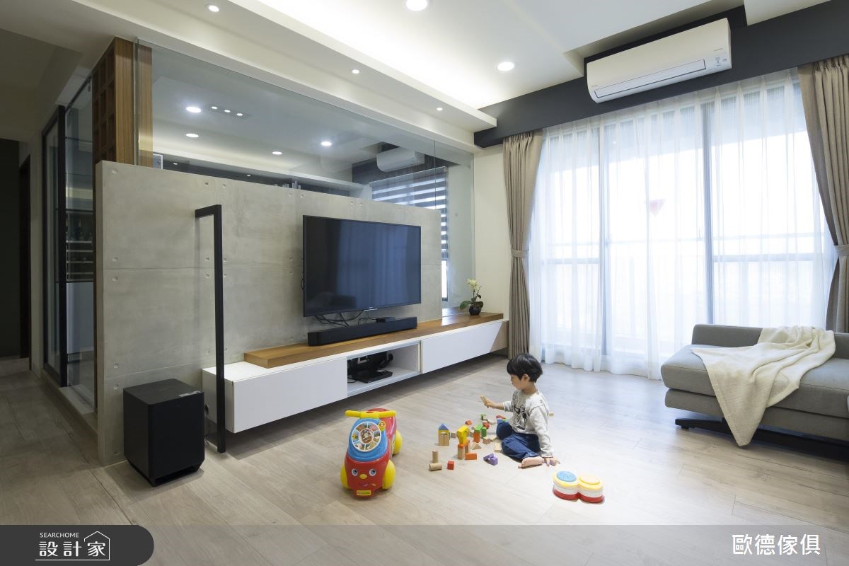 40坪新成屋(5年以下)＿工業風客廳案例圖片＿台灣歐德傢俱股份有限公司＿歐德_15之5