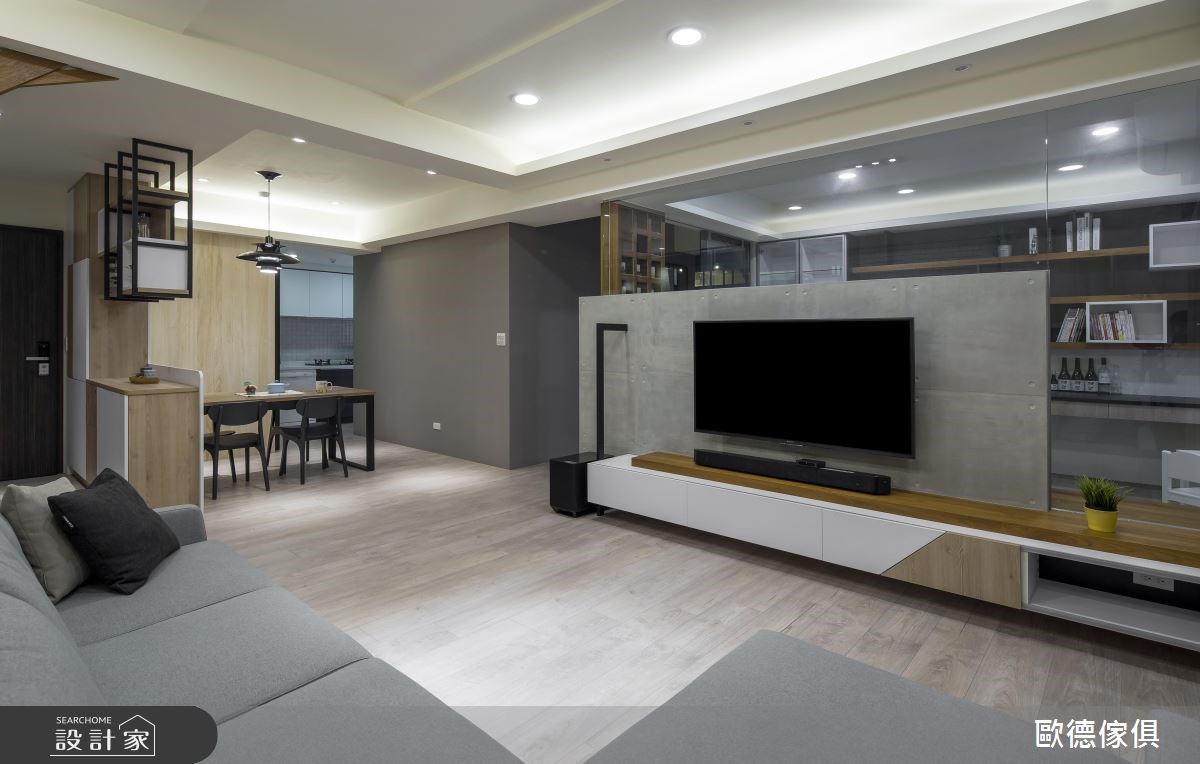 40坪新成屋(5年以下)＿工業風客廳案例圖片＿台灣歐德傢俱股份有限公司＿歐德_15之7