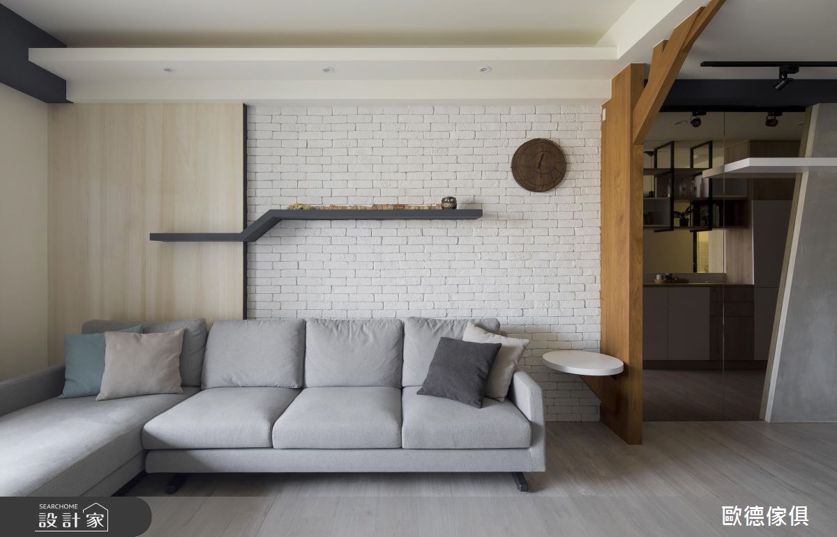 40坪新成屋(5年以下)＿工業風客廳案例圖片＿台灣歐德傢俱股份有限公司＿歐德_15之8