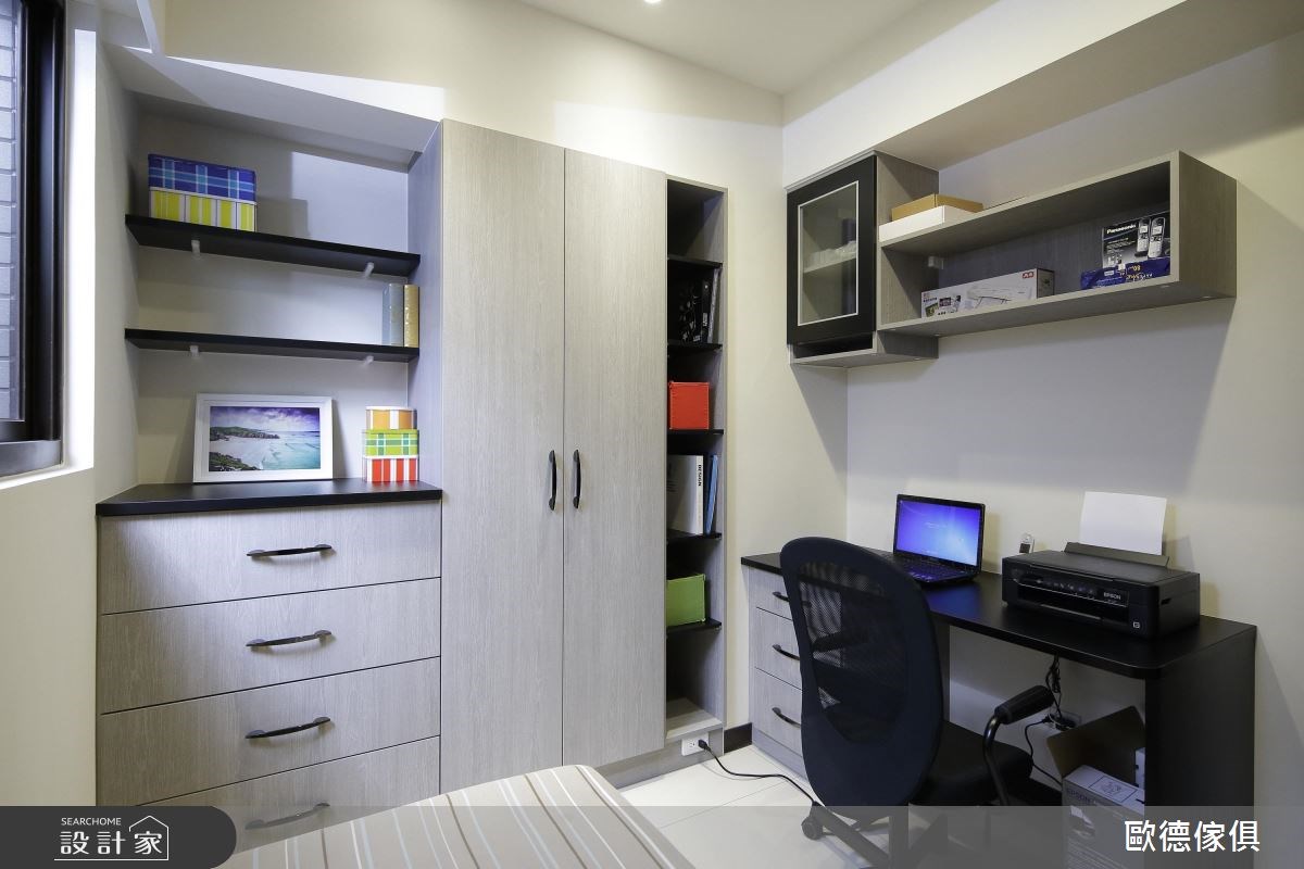 26坪新成屋(5年以下)＿工業風臥室案例圖片＿台灣歐德傢俱股份有限公司＿歐德_16之18