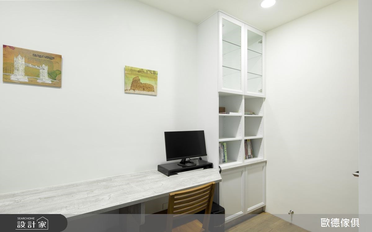 45坪新成屋(5年以下)＿北歐風書房案例圖片＿台灣歐德傢俱股份有限公司＿歐德_19之22