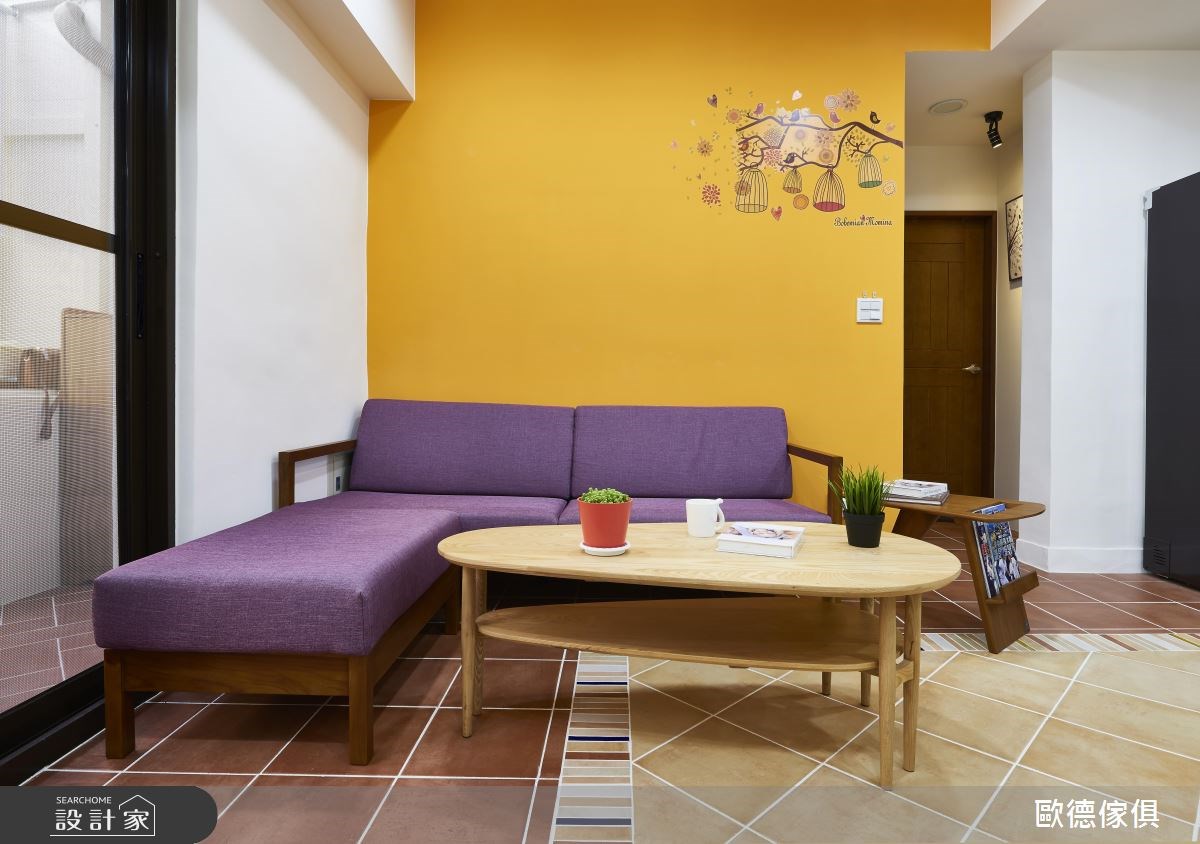21坪老屋(16~30年)＿鄉村風客廳案例圖片＿台灣歐德傢俱股份有限公司＿歐德_21之3