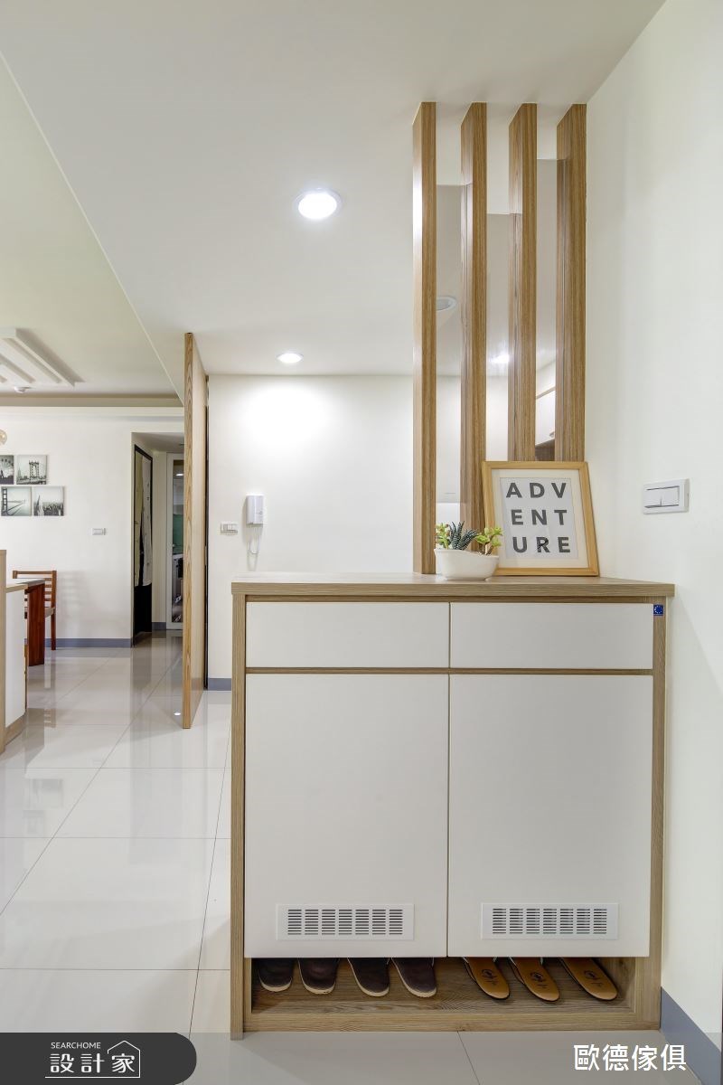 40坪新成屋(5年以下)＿北歐風玄關案例圖片＿台灣歐德傢俱股份有限公司＿歐德_22之1