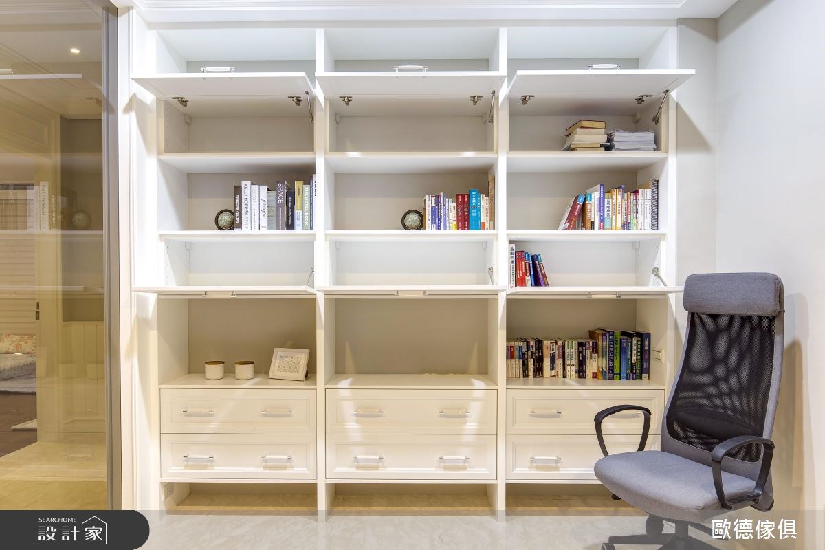 200坪新成屋(5年以下)＿混搭風書房案例圖片＿台灣歐德傢俱股份有限公司＿歐德_24之6
