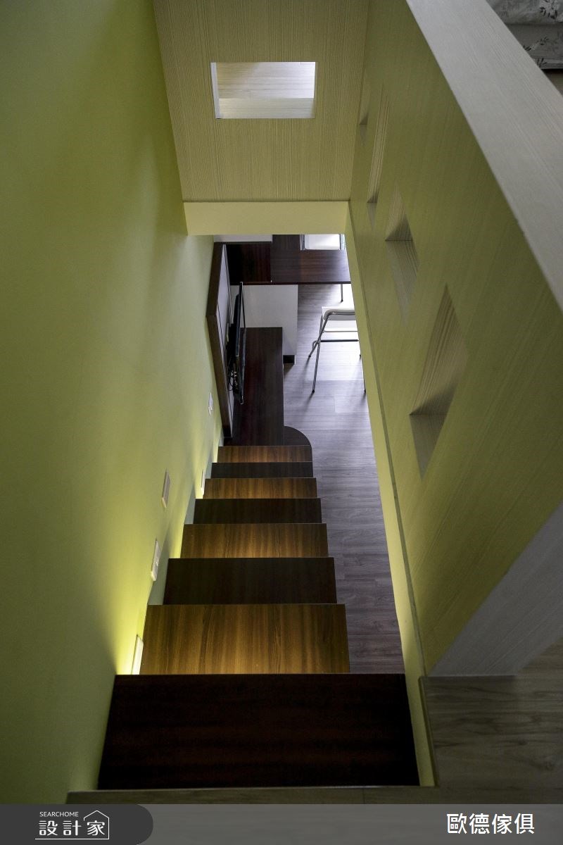 16坪中古屋(5~15年)＿現代風樓梯案例圖片＿台灣歐德傢俱股份有限公司＿歐德_29之11