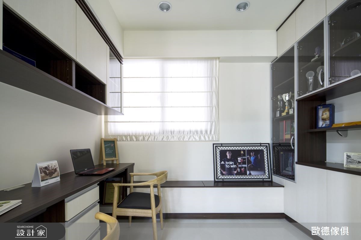 50坪新成屋(5年以下)＿北歐風書房案例圖片＿台灣歐德傢俱股份有限公司＿歐德_32之23