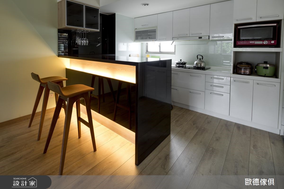 35坪老屋(16~30年)＿北歐風吧檯案例圖片＿台灣歐德傢俱股份有限公司＿歐德_34之4