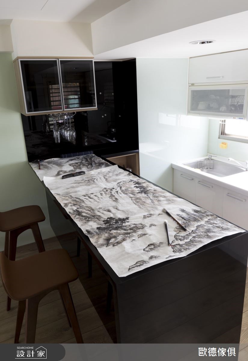 35坪老屋(16~30年)＿北歐風吧檯案例圖片＿台灣歐德傢俱股份有限公司＿歐德_34之5