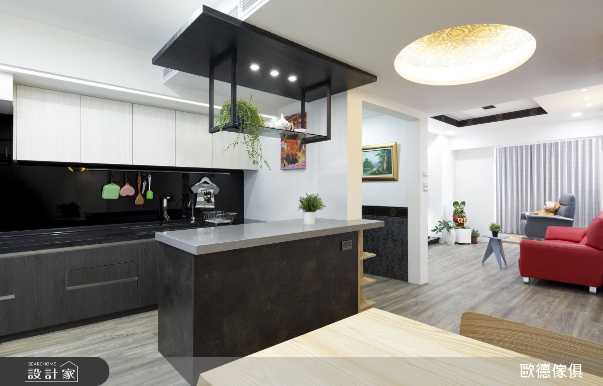 23坪老屋(16~30年)＿現代風吧檯案例圖片＿台灣歐德傢俱股份有限公司＿歐德_35之5