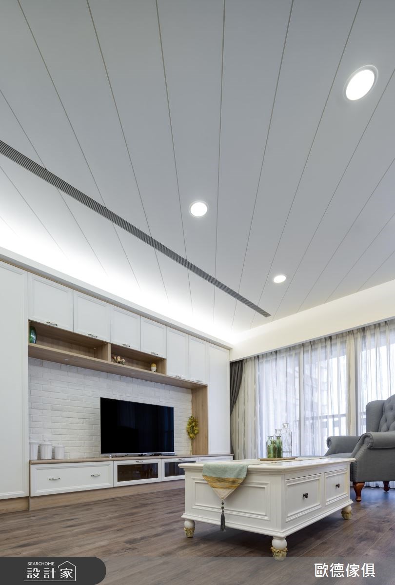 40坪新成屋(5年以下)＿鄉村風客廳案例圖片＿台灣歐德傢俱股份有限公司＿歐德_36之2