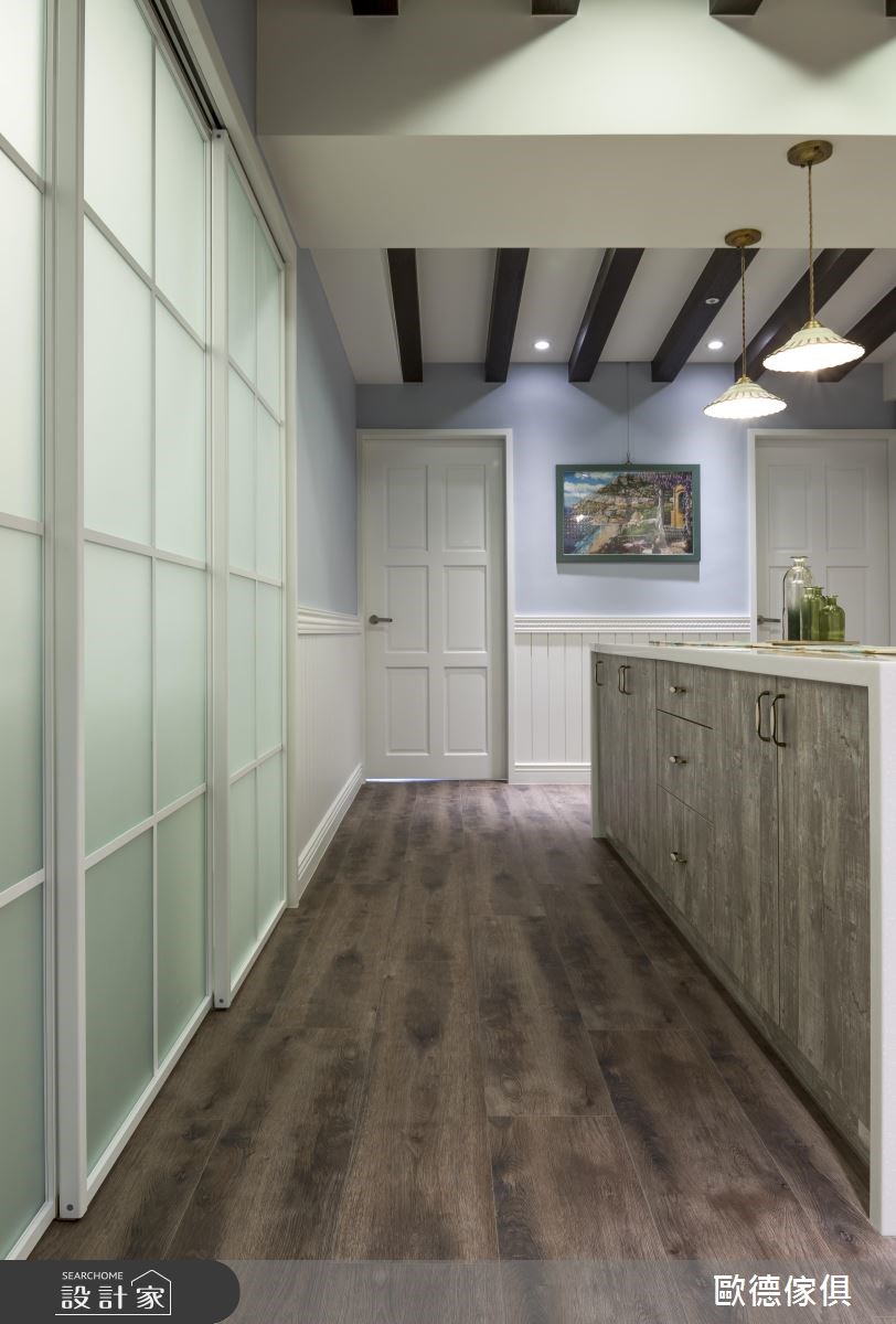 40坪新成屋(5年以下)＿鄉村風吧檯案例圖片＿台灣歐德傢俱股份有限公司＿歐德_36之13