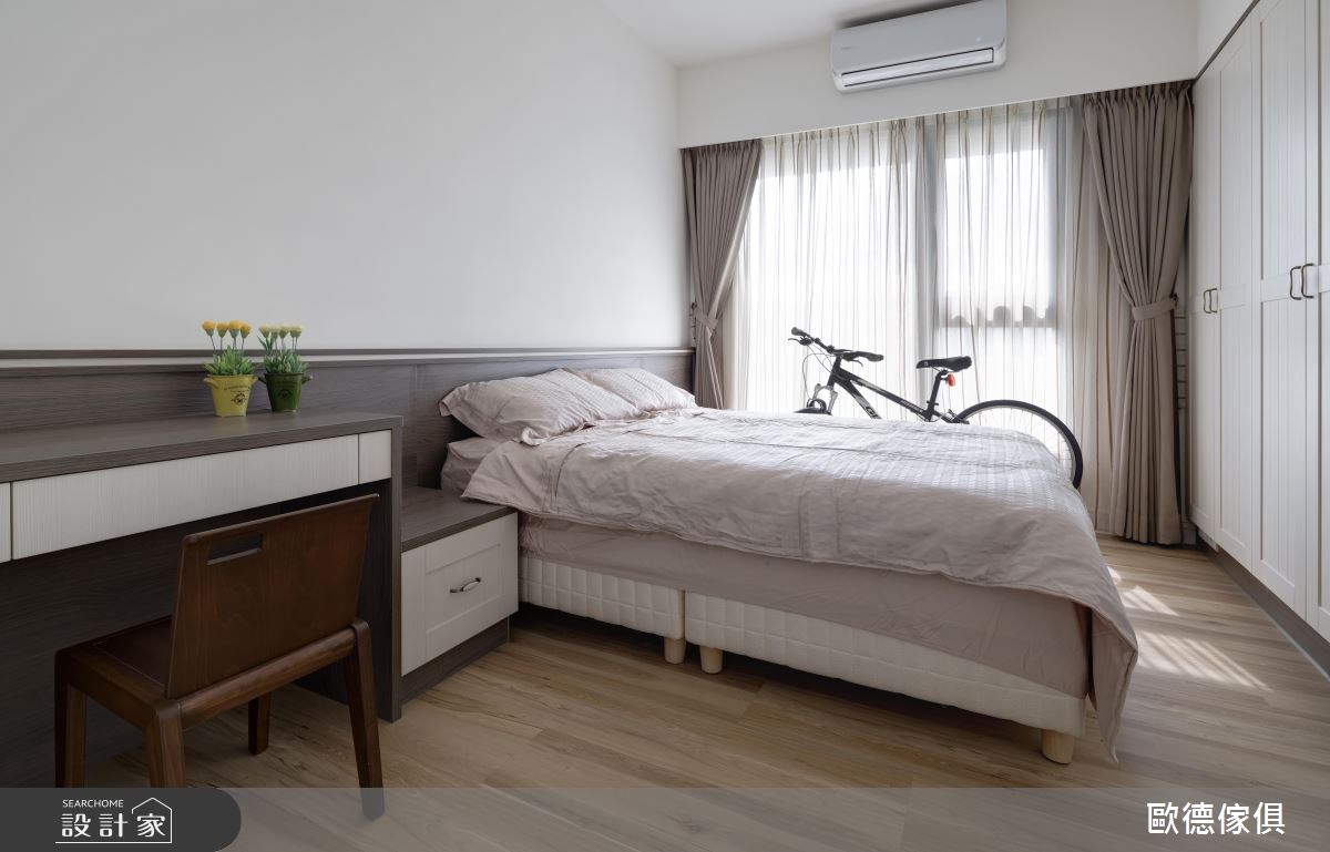 40坪新成屋(5年以下)＿鄉村風臥室案例圖片＿台灣歐德傢俱股份有限公司＿歐德_36之25
