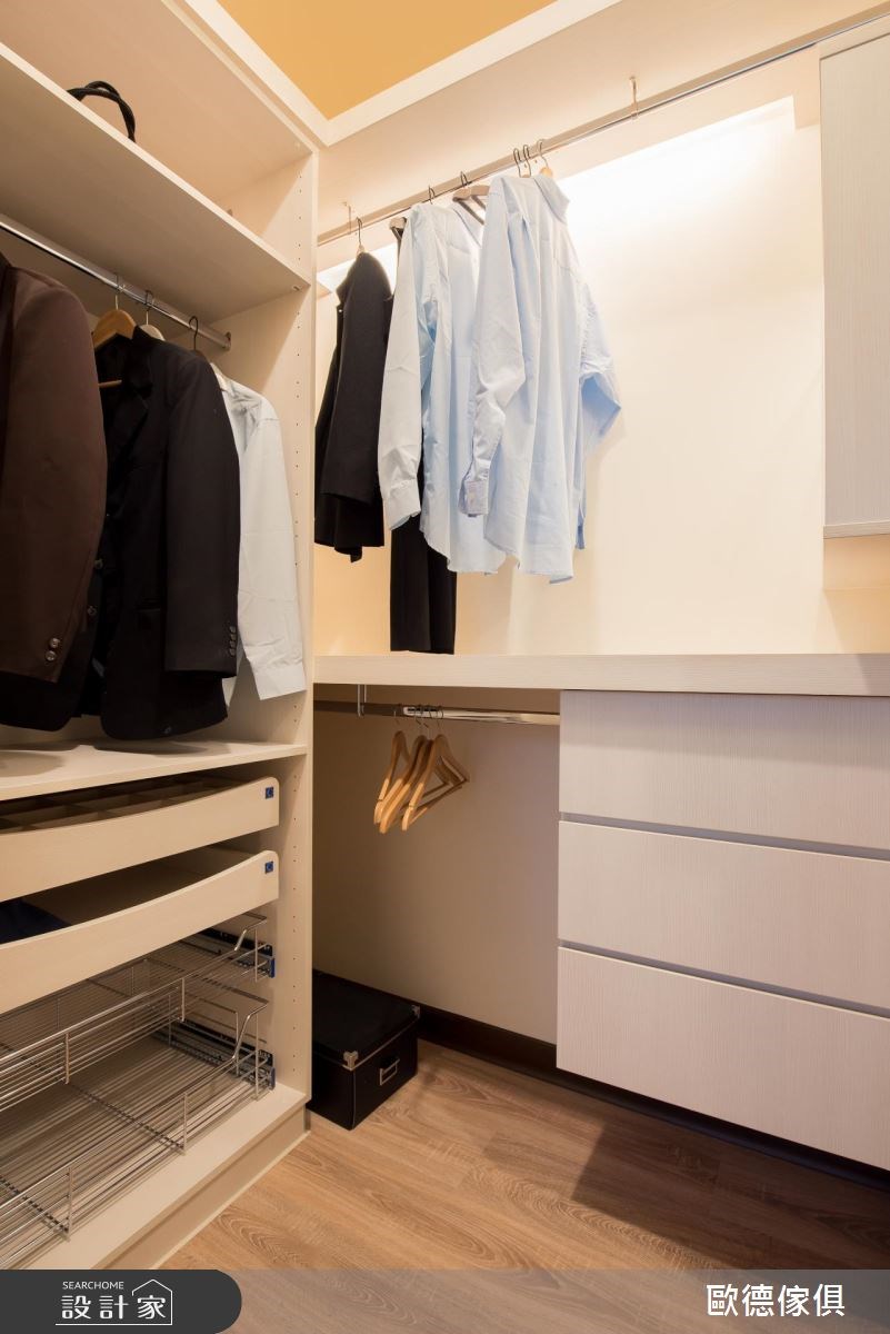 30坪新成屋(5年以下)＿北歐風更衣間案例圖片＿台灣歐德傢俱股份有限公司＿歐德_40之15