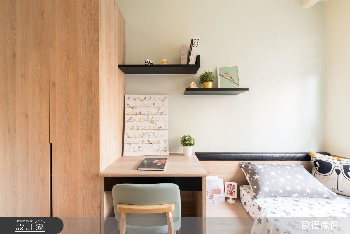 30坪新成屋(5年以下)＿北歐風臥室案例圖片＿台灣歐德傢俱股份有限公司＿歐德_40之20