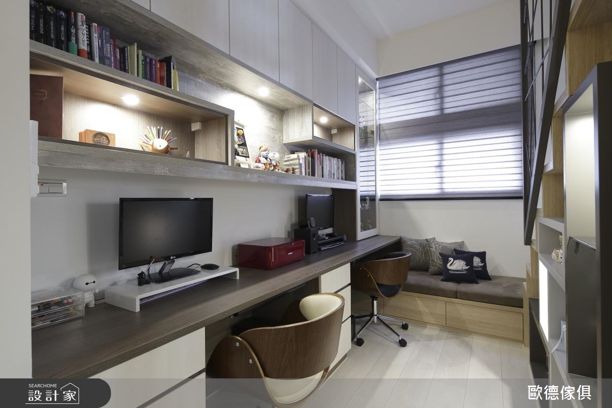 中古屋(5~15年)＿北歐風書房案例圖片＿台灣歐德傢俱股份有限公司＿歐德_44之6
