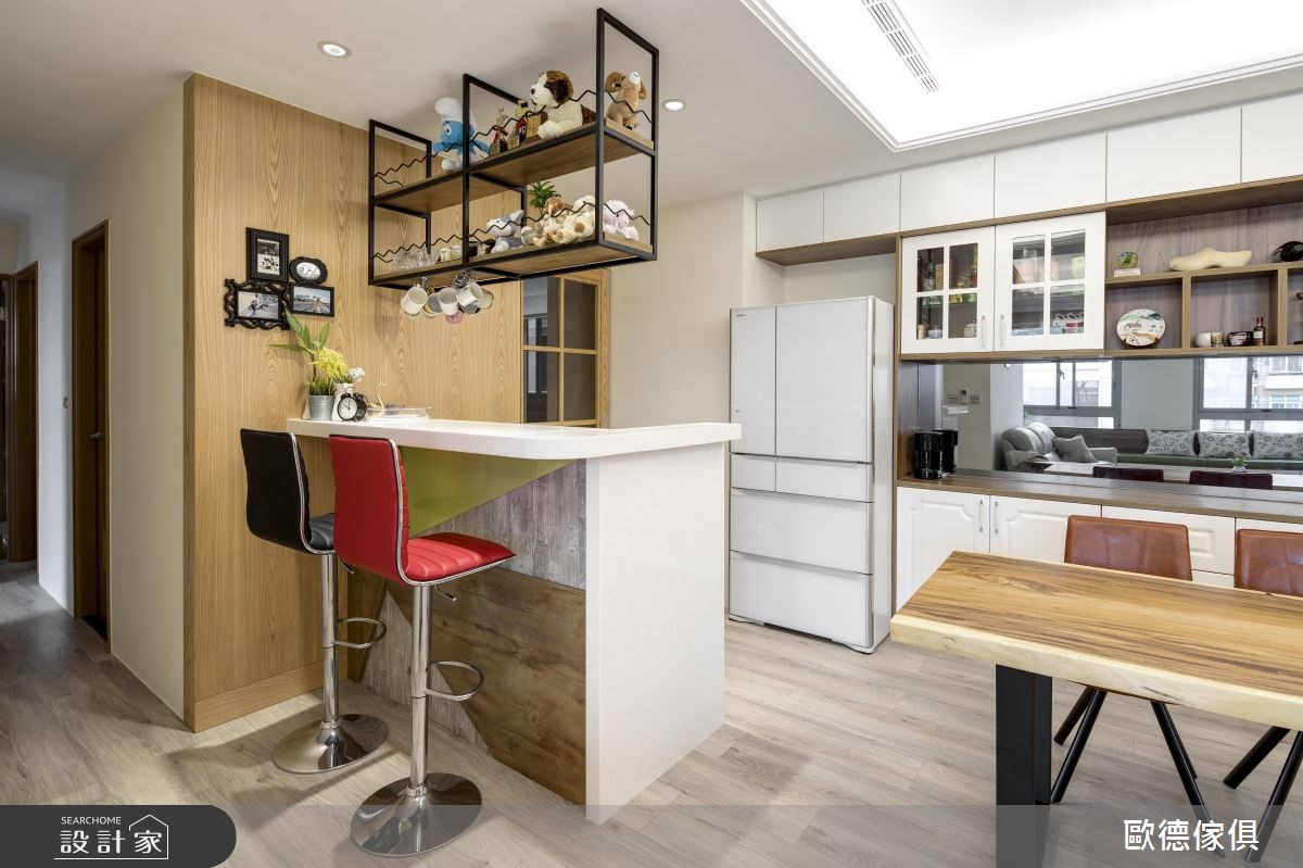 52坪新成屋(5年以下)＿北歐風餐廳吧檯案例圖片＿台灣歐德傢俱股份有限公司＿歐德_45之7