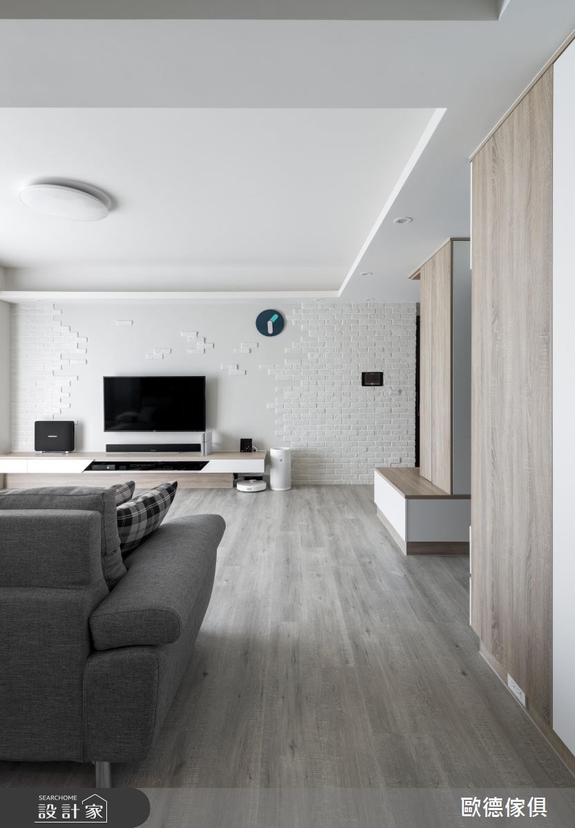 40坪新成屋(5年以下)＿北歐風客廳案例圖片＿台灣歐德傢俱股份有限公司＿歐德_46之9
