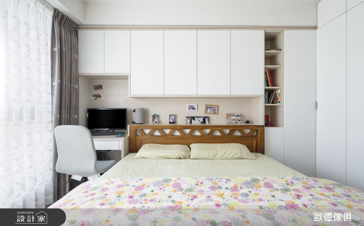 40坪新成屋(5年以下)＿北歐風臥室案例圖片＿台灣歐德傢俱股份有限公司＿歐德_46之12