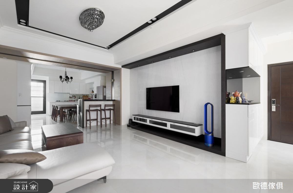 40坪新成屋(5年以下)＿混搭風客廳案例圖片＿台灣歐德傢俱股份有限公司＿歐德_49之4