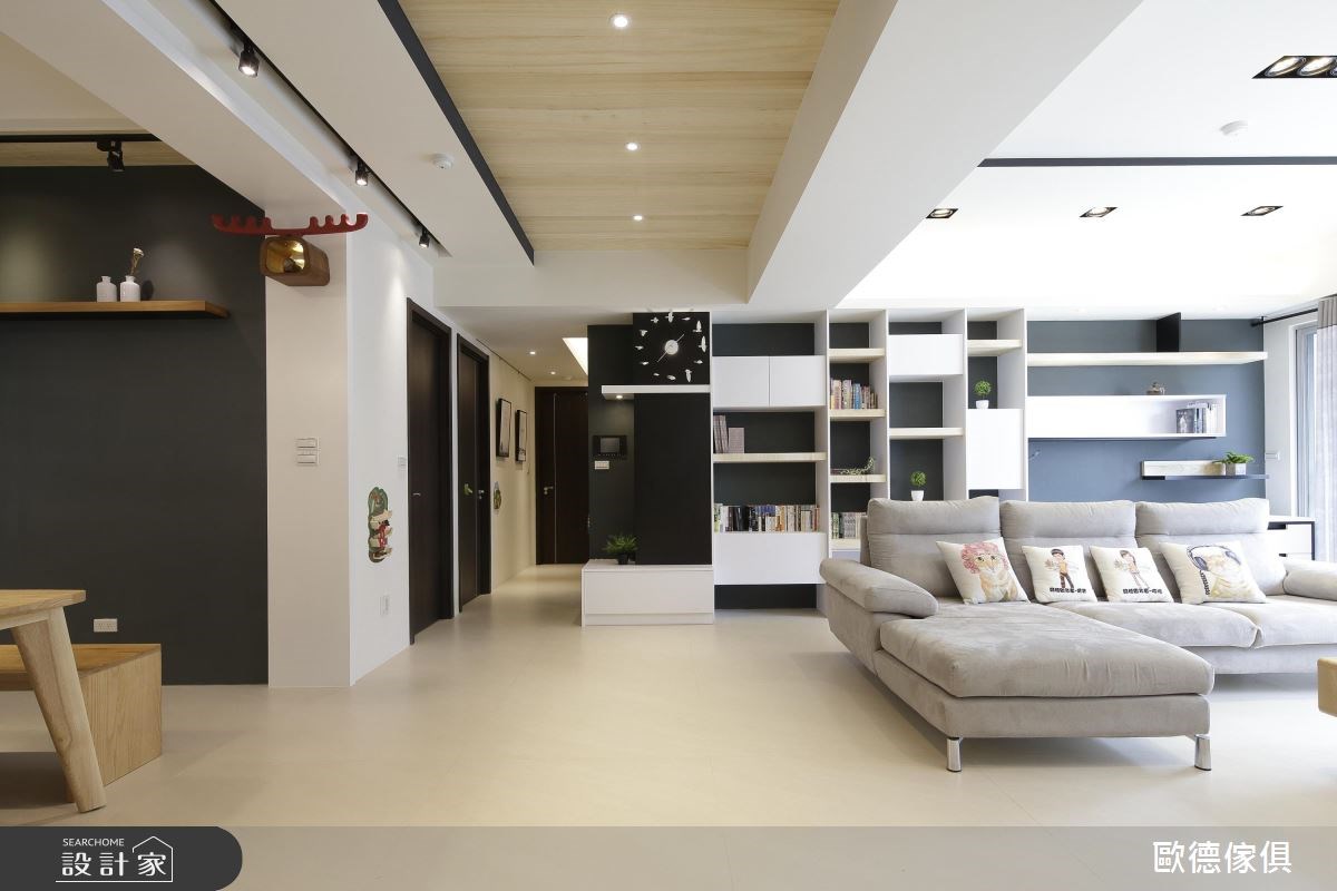 50坪預售屋＿北歐風客廳案例圖片＿台灣歐德傢俱股份有限公司＿歐德_51之4