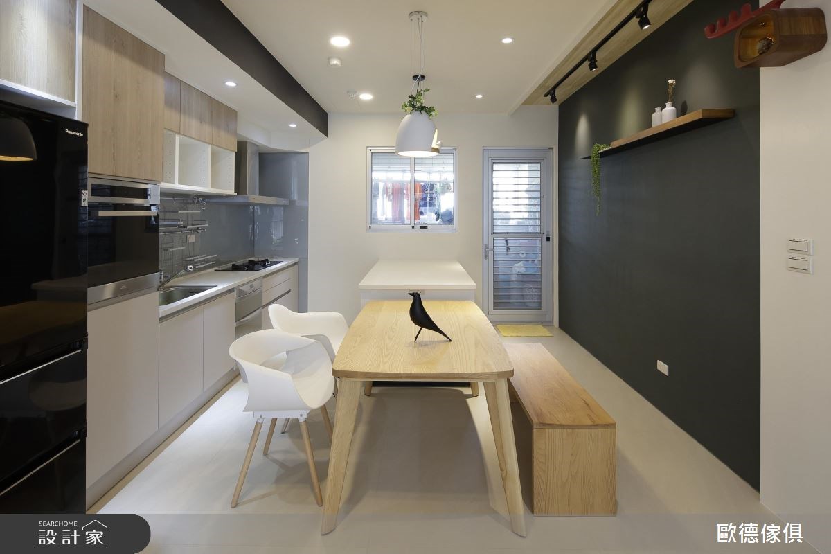 50坪預售屋＿北歐風餐廳廚房案例圖片＿台灣歐德傢俱股份有限公司＿歐德_51之6