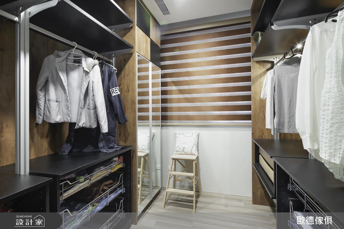 40坪新成屋(5年以下)＿現代風更衣間案例圖片＿台灣歐德傢俱股份有限公司＿歐德_58之8