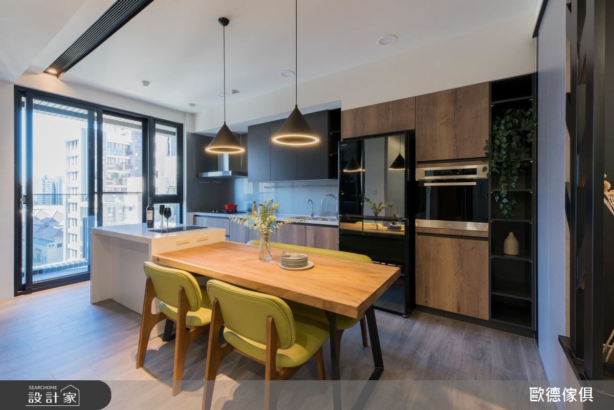 27坪預售屋＿現代風餐廳廚房案例圖片＿台灣歐德傢俱股份有限公司＿歐德_61之7