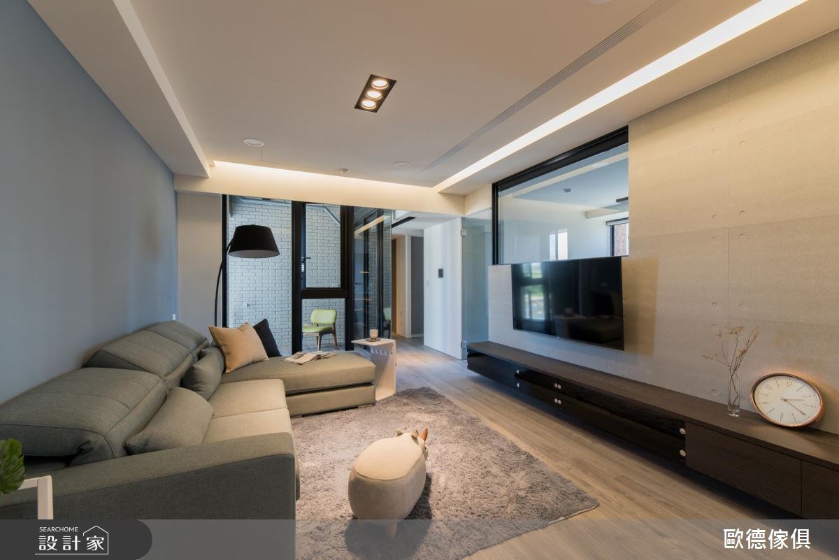 27坪預售屋＿現代風客廳案例圖片＿台灣歐德傢俱股份有限公司＿歐德_61之11