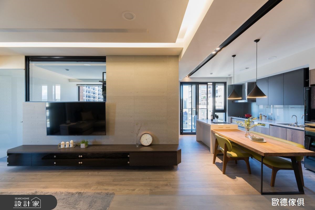 27坪預售屋＿現代風客廳餐廳案例圖片＿台灣歐德傢俱股份有限公司＿歐德_61之15