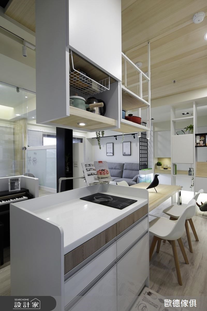 26坪預售屋＿北歐風餐廳廚房案例圖片＿台灣歐德傢俱股份有限公司＿歐德_62之16
