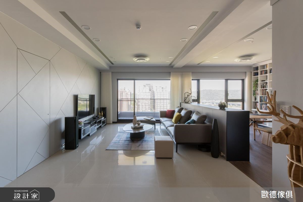50坪預售屋＿簡約風客廳案例圖片＿台灣歐德傢俱股份有限公司＿歐德_64之2