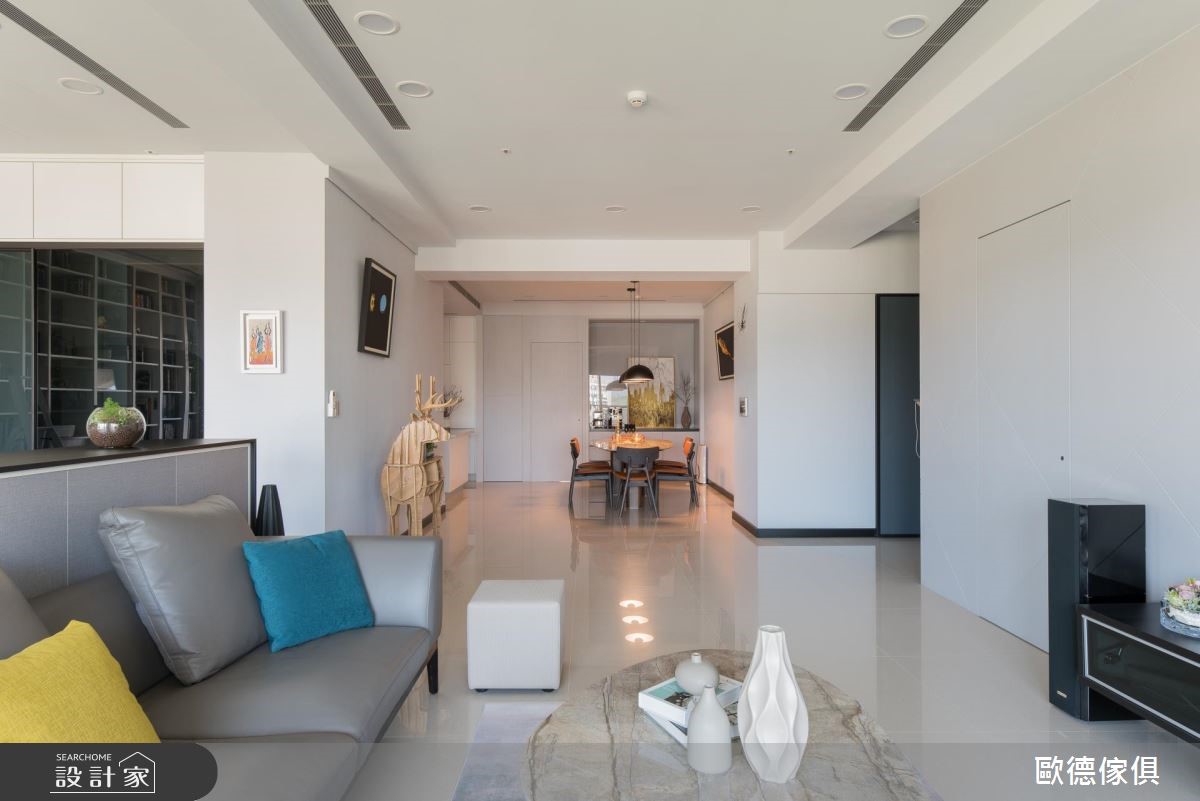 50坪預售屋＿簡約風客廳案例圖片＿台灣歐德傢俱股份有限公司＿歐德_64之5