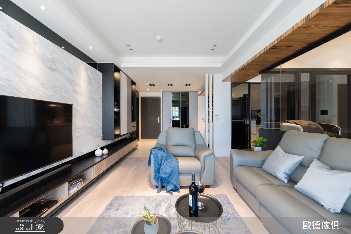 30坪新成屋(5年以下)＿現代風客廳案例圖片＿台灣歐德傢俱股份有限公司＿歐德_70之9